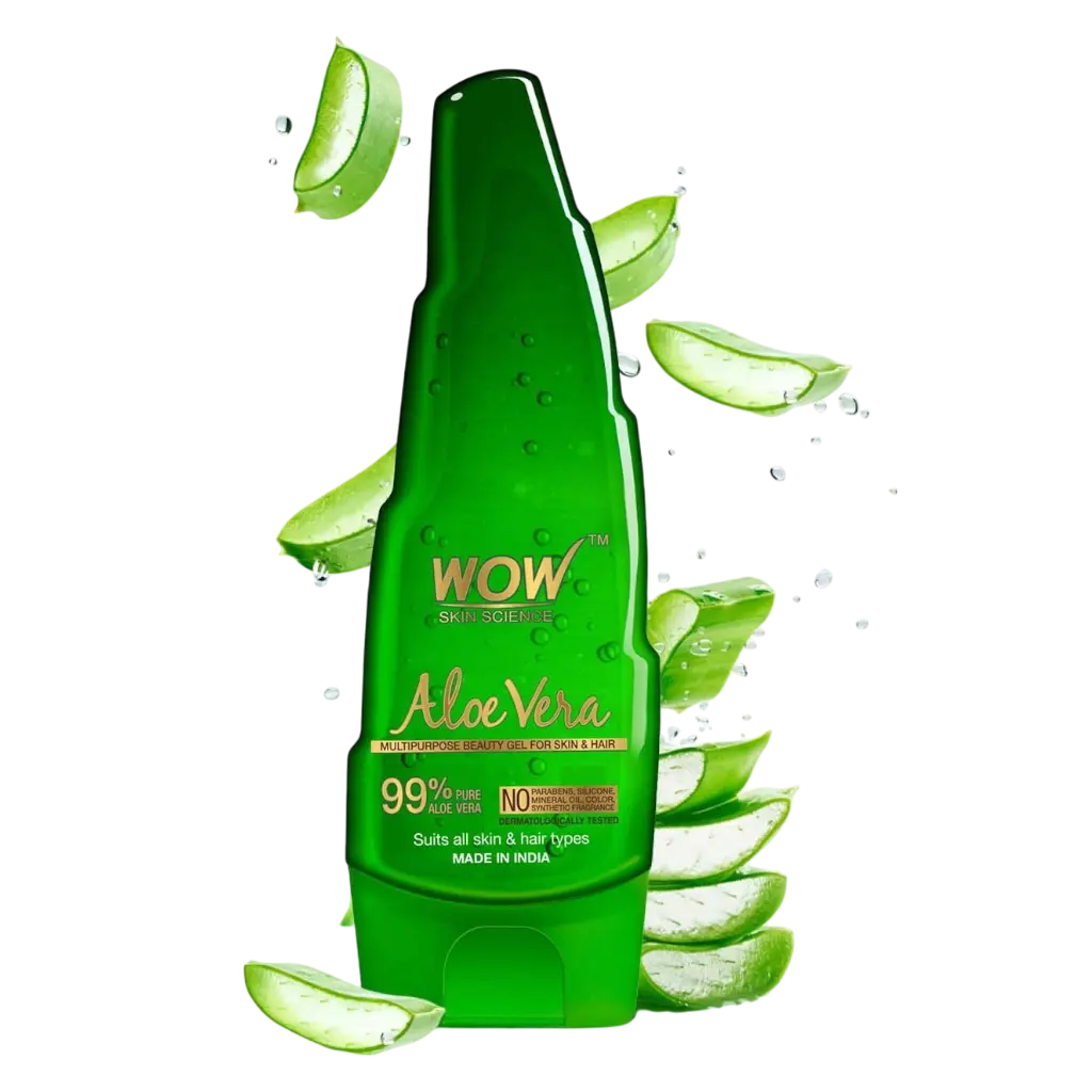 WOW Skin Science 99% Pure Aloe Vera Gel for Face, Skin & Hair - 250ml | Ultimate Gel For Glowing Skin | For Both Men and Women