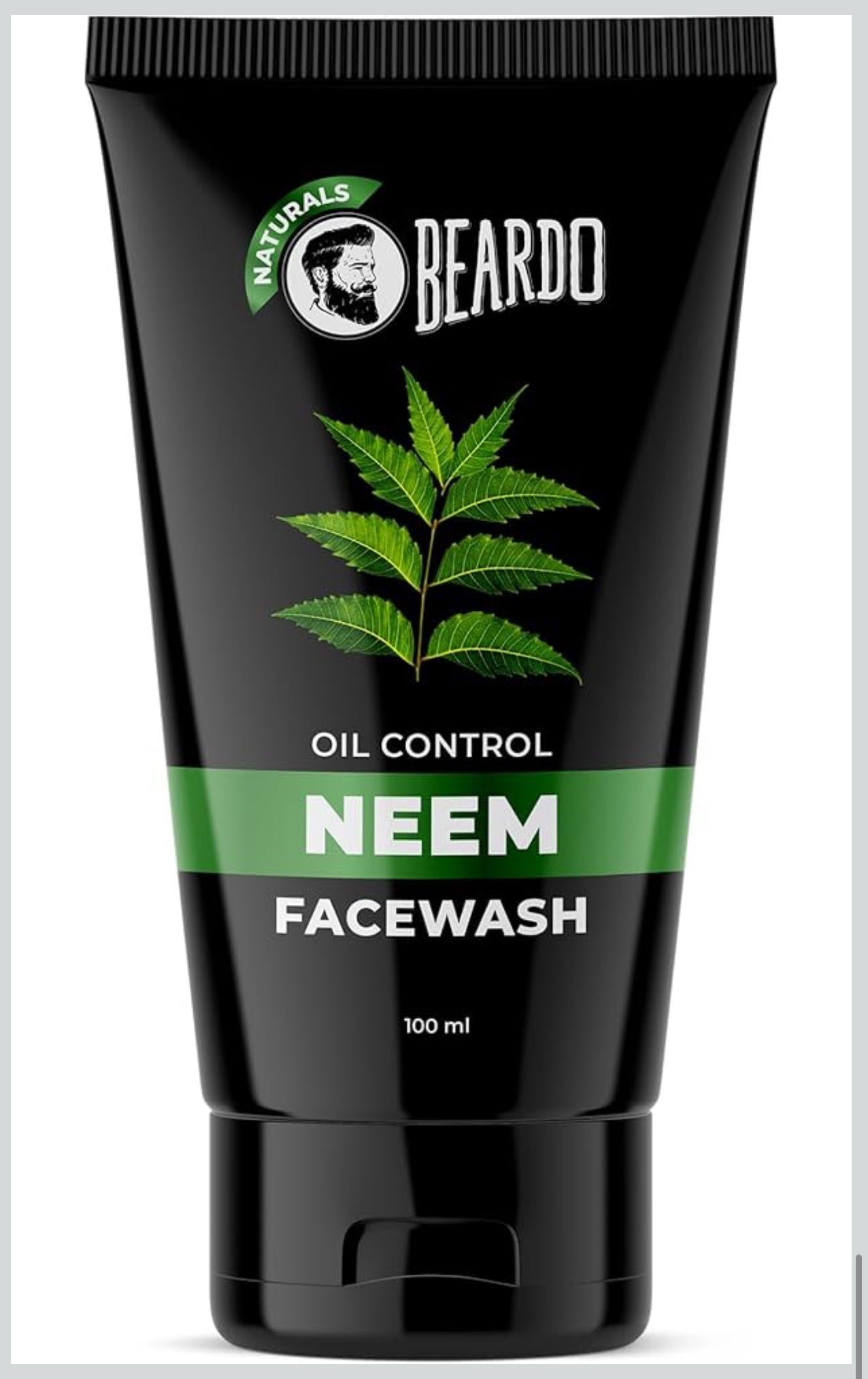 Beardo Purifying Neem Face Wash for Oil Control, 100ml | Soothes & Heals | Daily facewash for men | Face Wash For Oily Skin Acne, Pimple And Oil Control With Glowing Skin