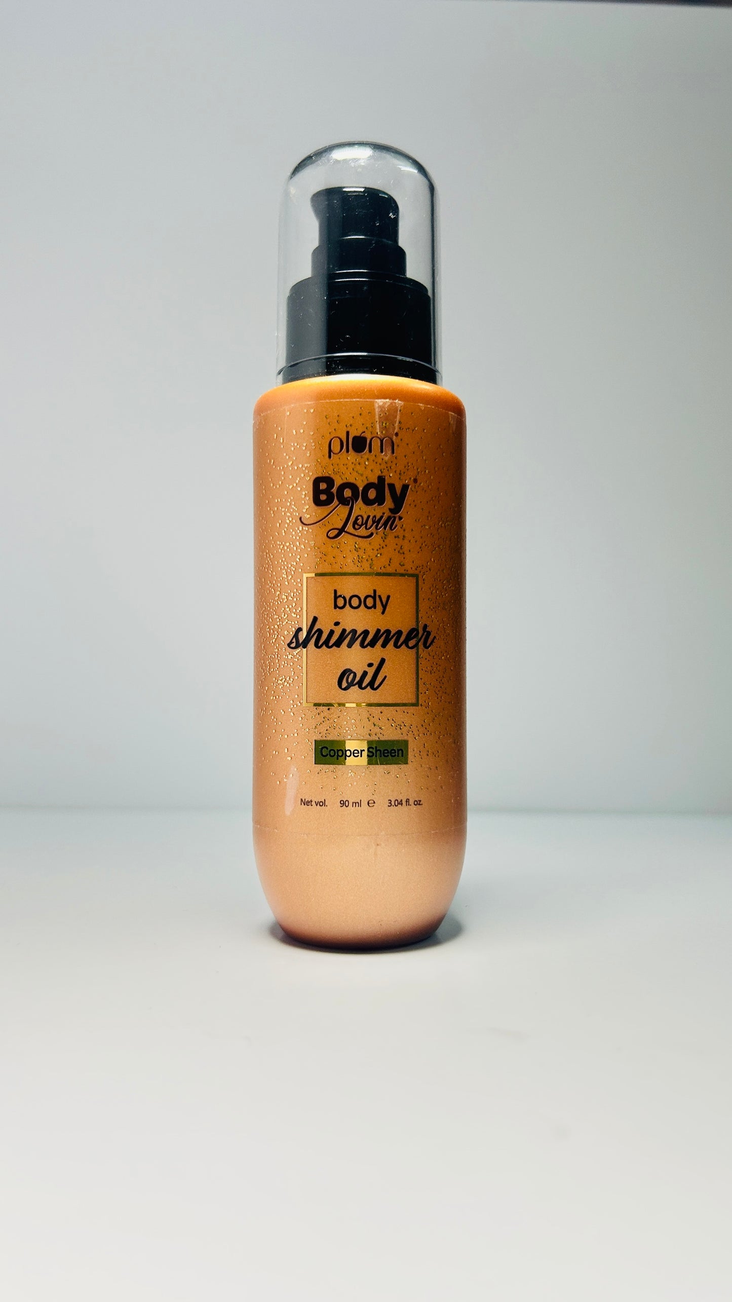 Plum BodyLovin’ Body Shimmer Oil - Copper Sheen | Intense colour payoff | Non-greasy | Long-lasting shimmer | Deep moisture |Fruity Fragrance