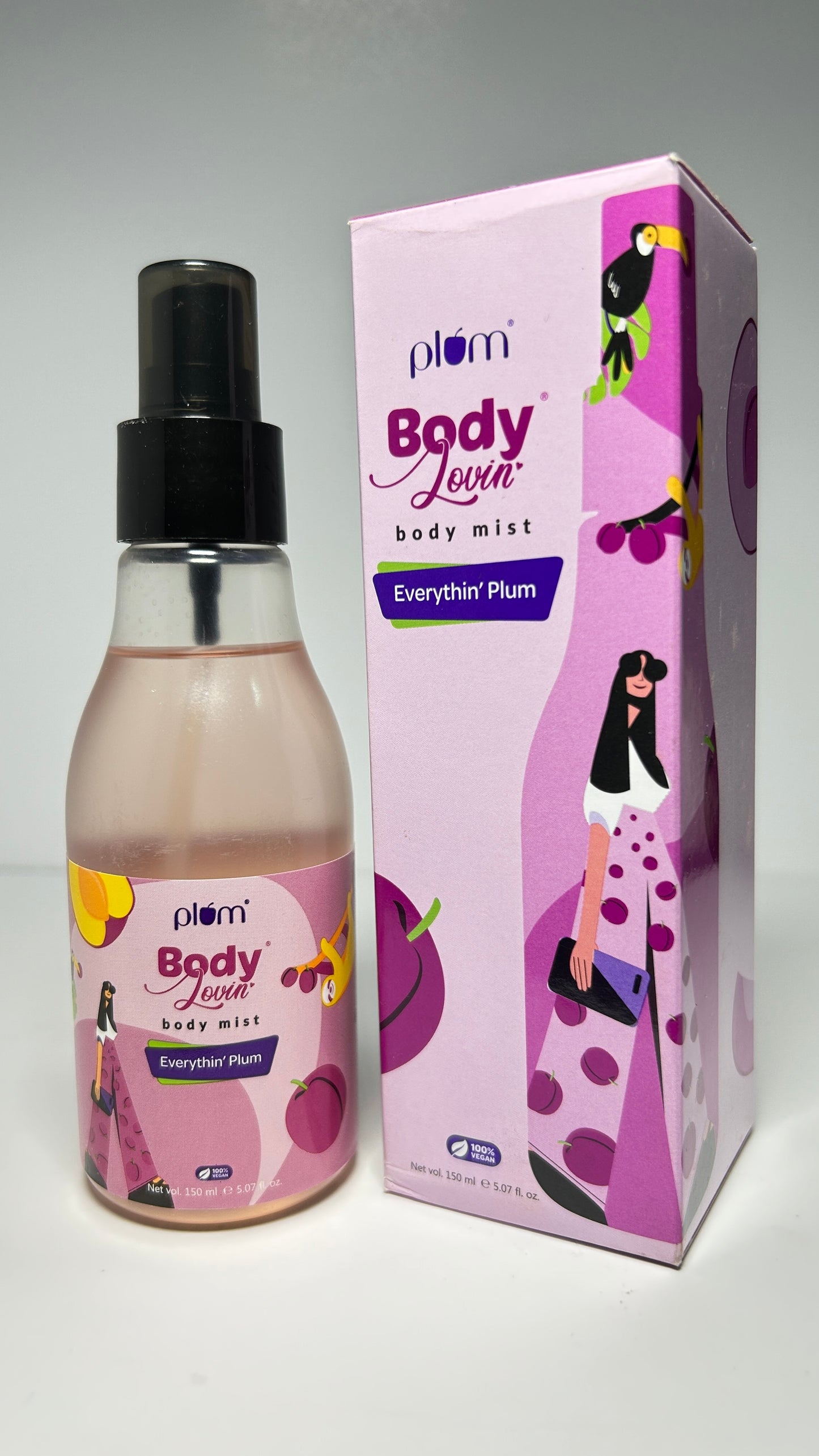 Plum BodyLovin’ Everythin’ Plum Body Mist | Fruity Fragrance | Aloe Infused | Instantly Refreshing | Long-Lasting