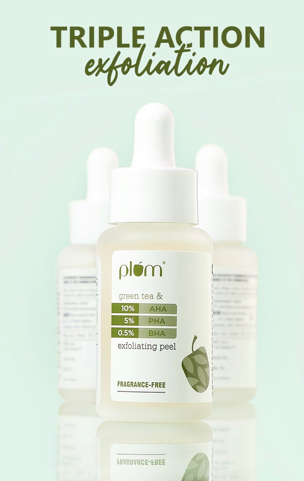 Plum Green Tea & 10% AHA + 5% PHA + 0.5% BHA Exfoliating Peel