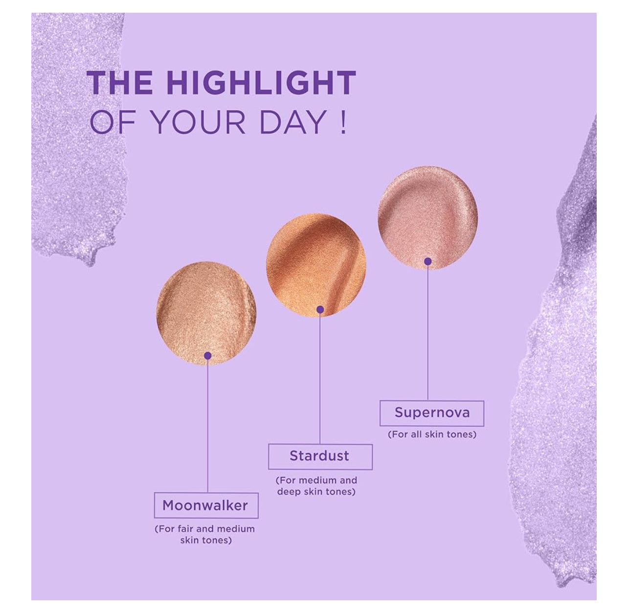 ZM Get Lit Liquid Highlighter Makeup, Fair to Medium Skin Tone, Moon Walker 01 and Star Dust 02- 30g
