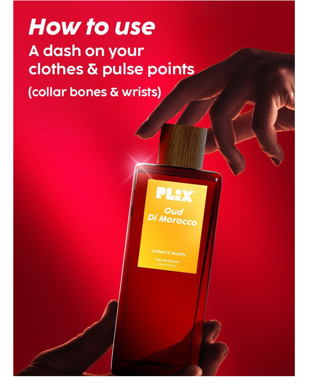 PLIX Perfume | Oudh Di Morocco| Long Lasting Eau De Perfume- 100ml