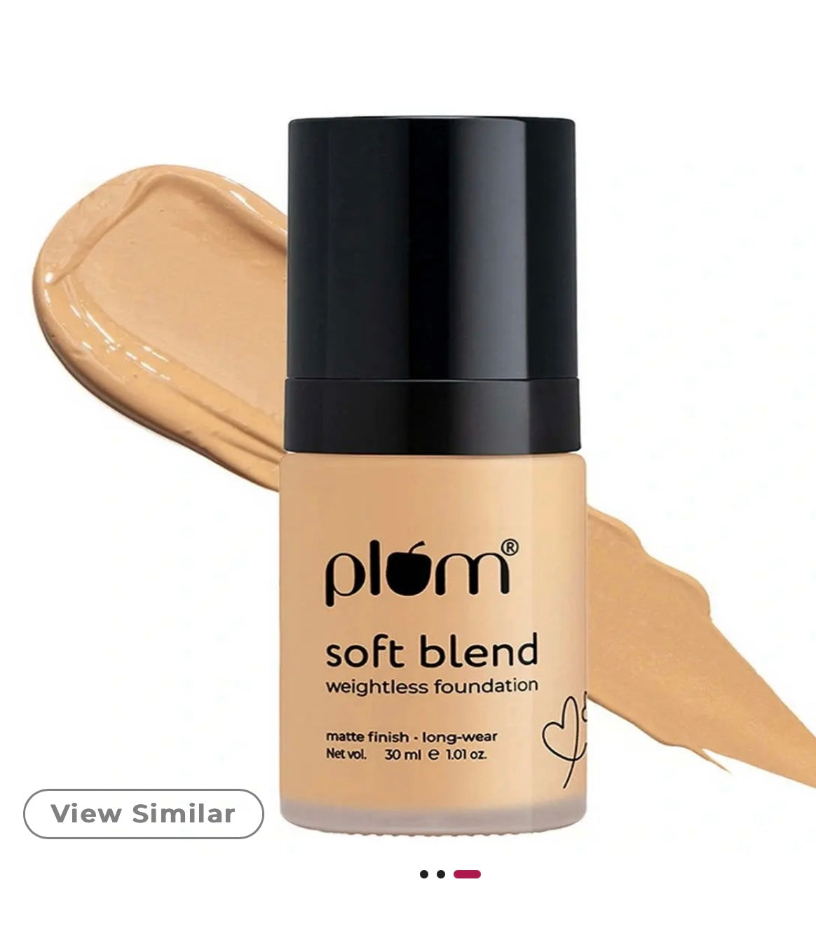 Plum Soft Blend Weightless Foundation - pick your shade