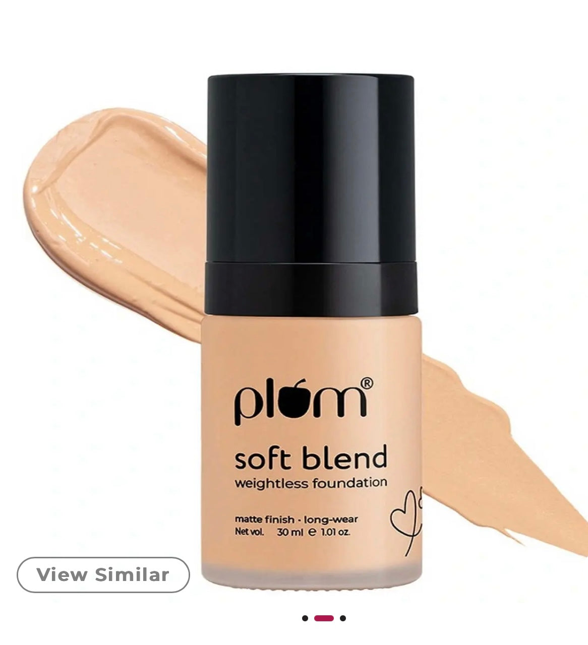 Plum Soft Blend Weightless Foundation - pick your shade