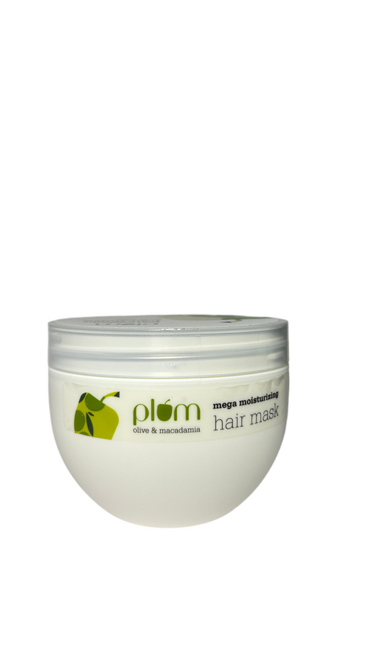 Plum Olive & Macadamia Mega Moisturizing Hair Mask, 250ml