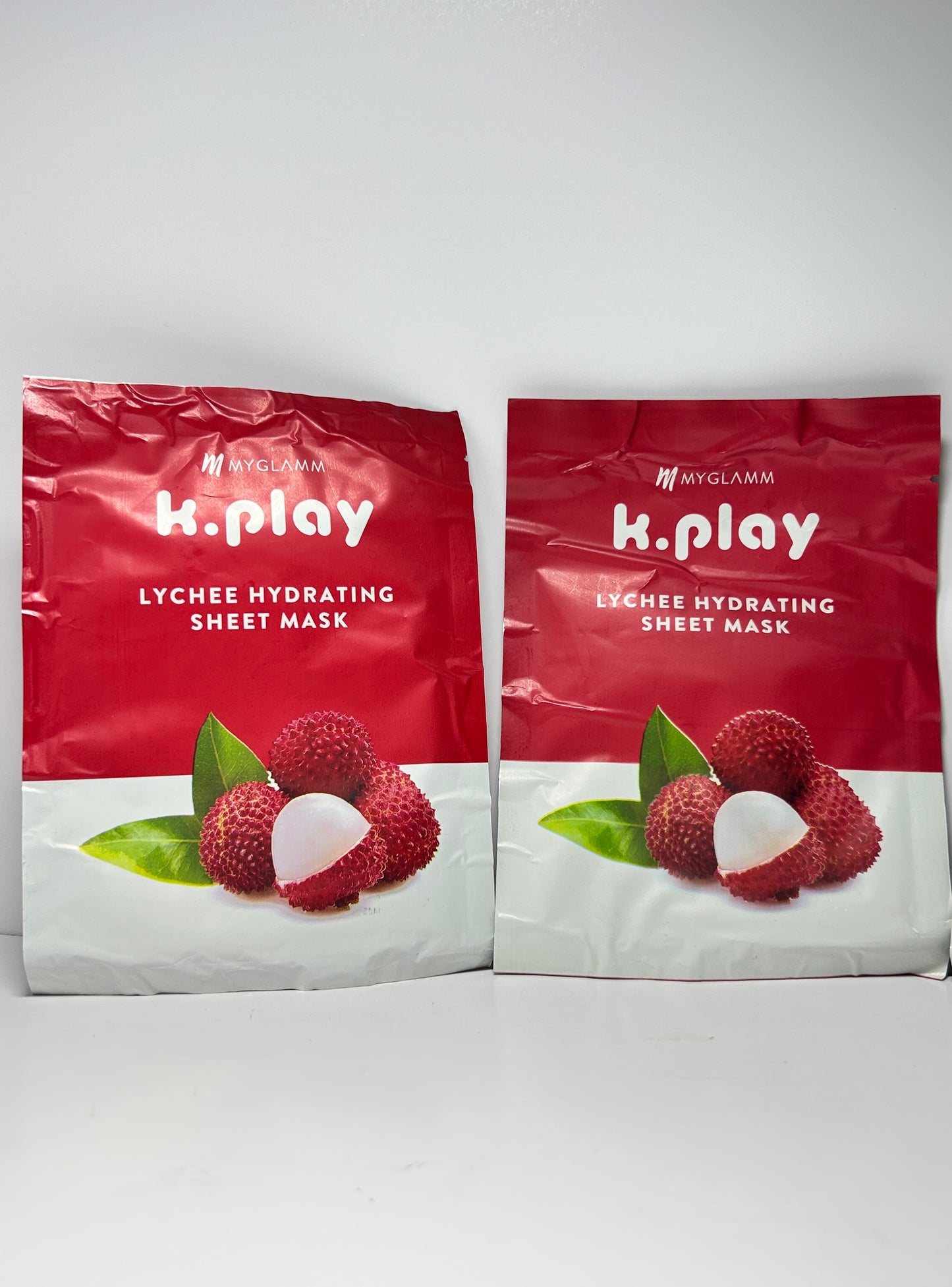 MyGlamm K.Play Lychee Hydrating Sheet Mask, 20 ml | Infused With Lychee & Black Truffle| For Dry and Damaged Skin
