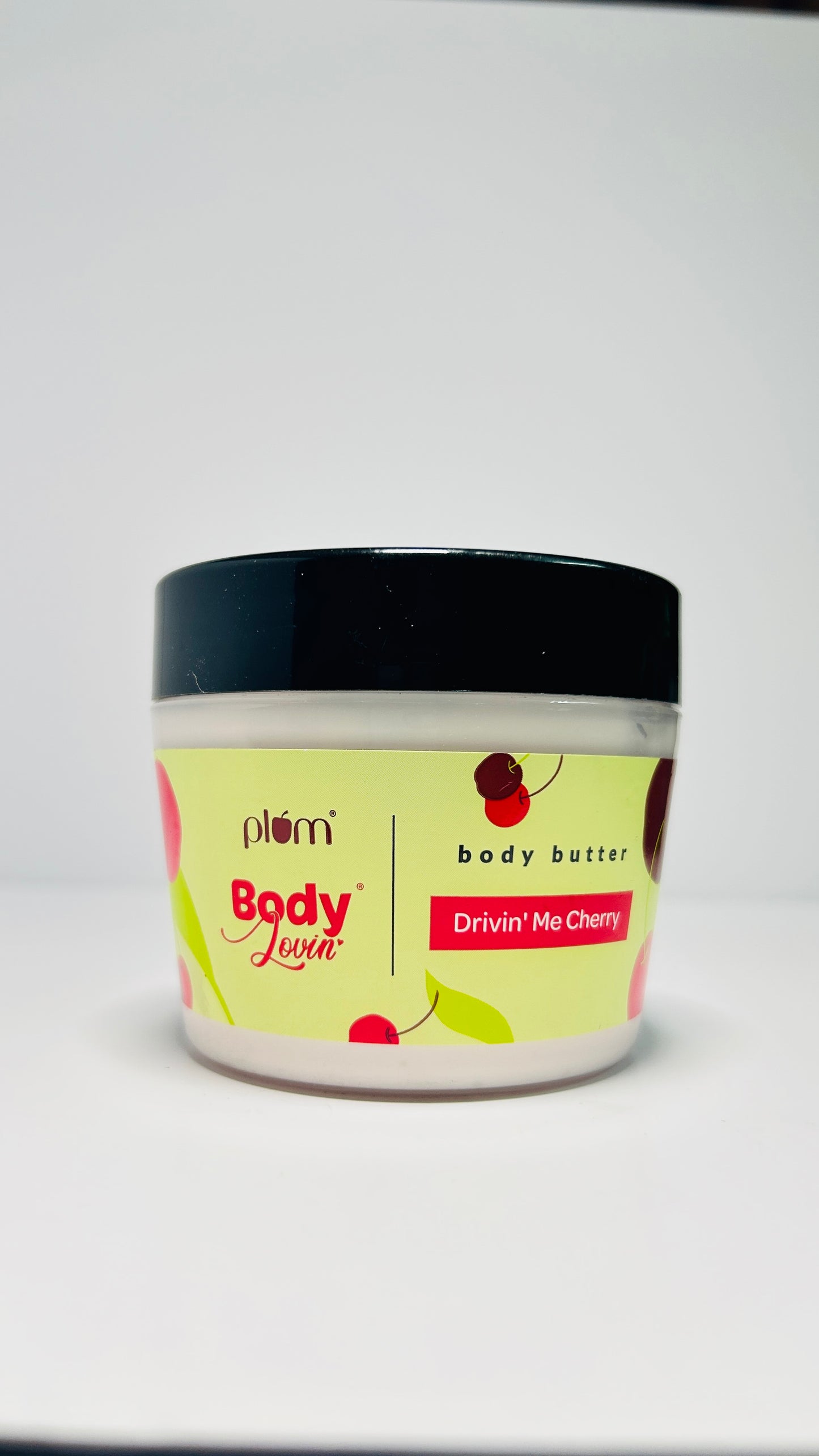 Plum BodyLovin' Drivin' Me Cherry Body Butter | Intense Moisture | Non-Greasy |Quick Absorbing | Rich Shea Butter Formula | For Dry To Very Dry Skin | Sweet Cherry Fragrance Body Cream (200 g)