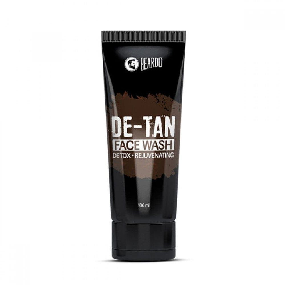Beardo De-Tan Face Wash 100 ml | Aloe Vera & Vitamin E | Removes Tan & Dead Cells