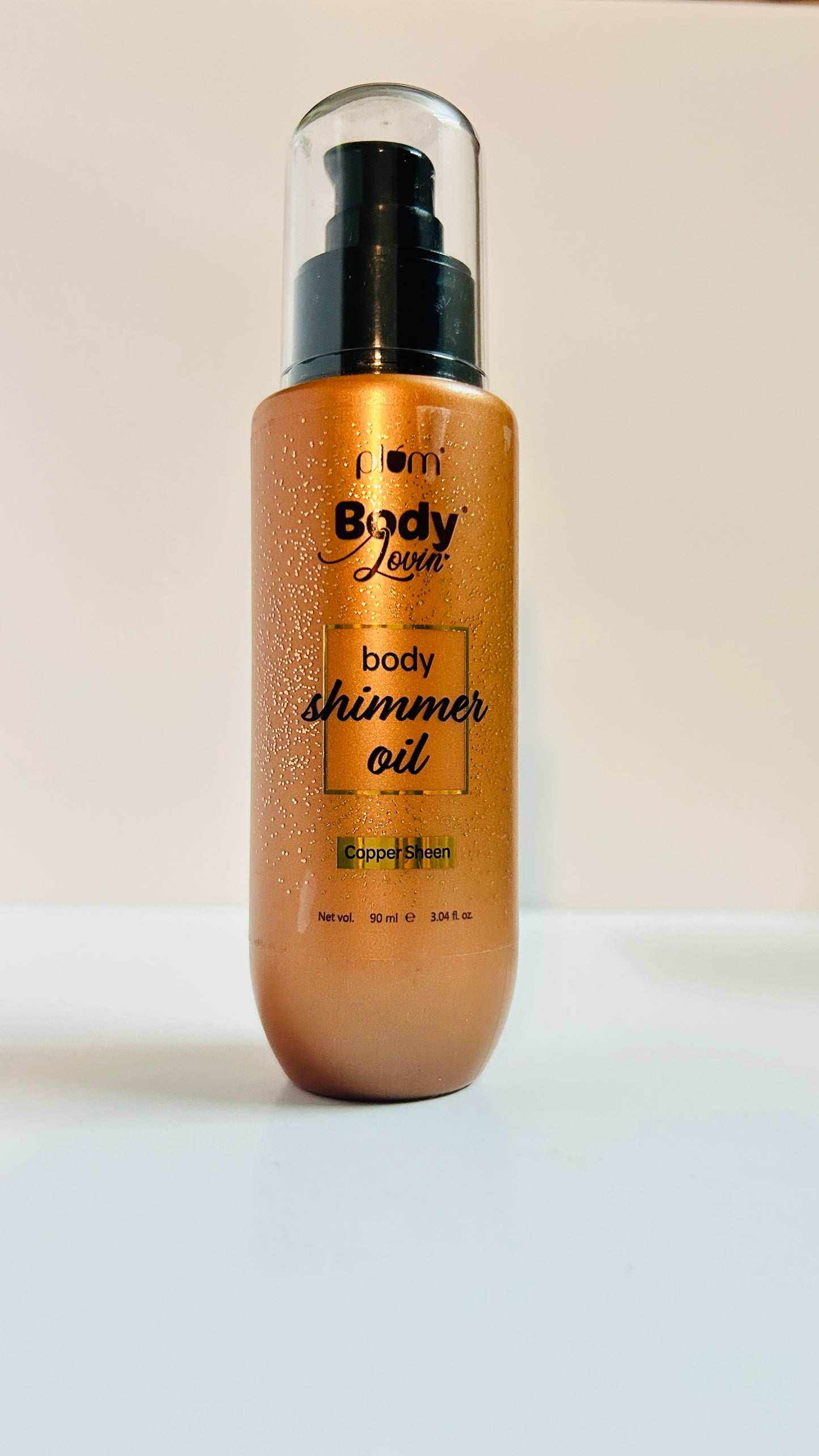 Plum BodyLovin’ Body Shimmer Oil - Copper Sheen | Intense colour payoff | Non-greasy | Long-lasting shimmer | Deep moisture |Fruity Fragrance