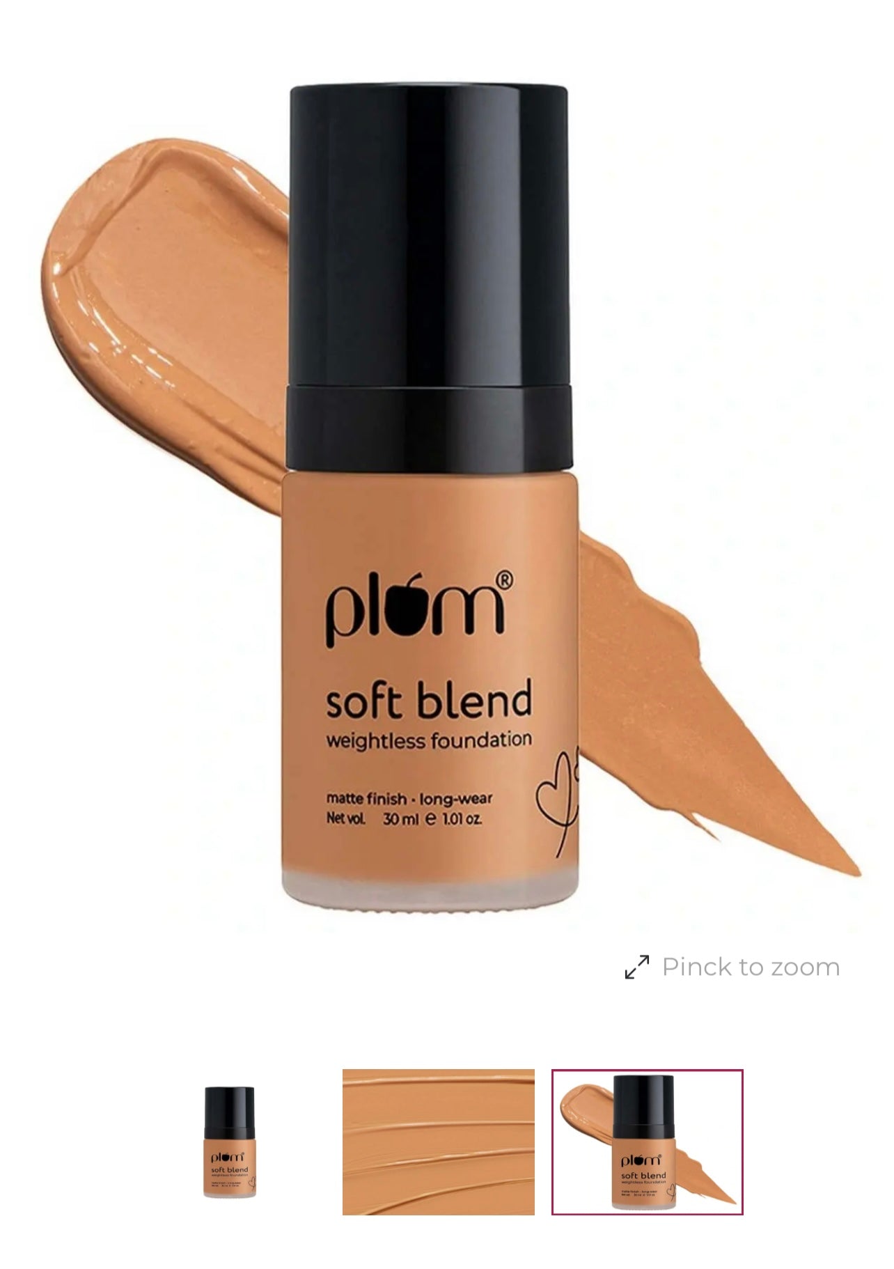Plum Soft Blend Weightless Foundation - pick your shade
