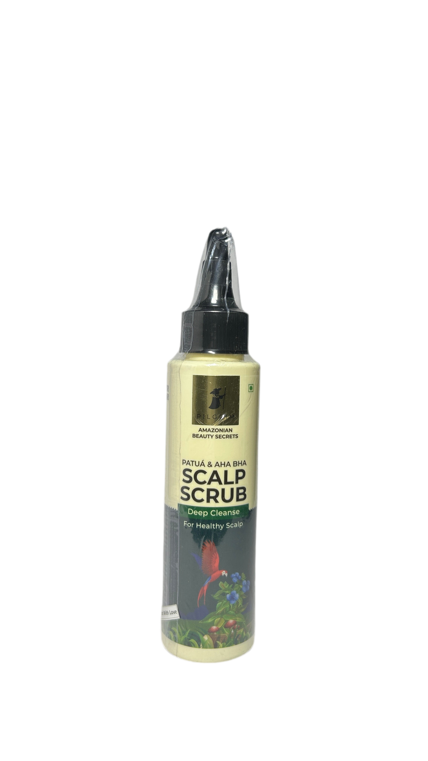 PILGRIM Amazonian Patuá & Aha Bha SCALP SCRUB for women & men | Deep cleanse for healthy scalp | Gentle Exfoliating Scrub To Prevent Product Build-up | Silicon free | 100 ml