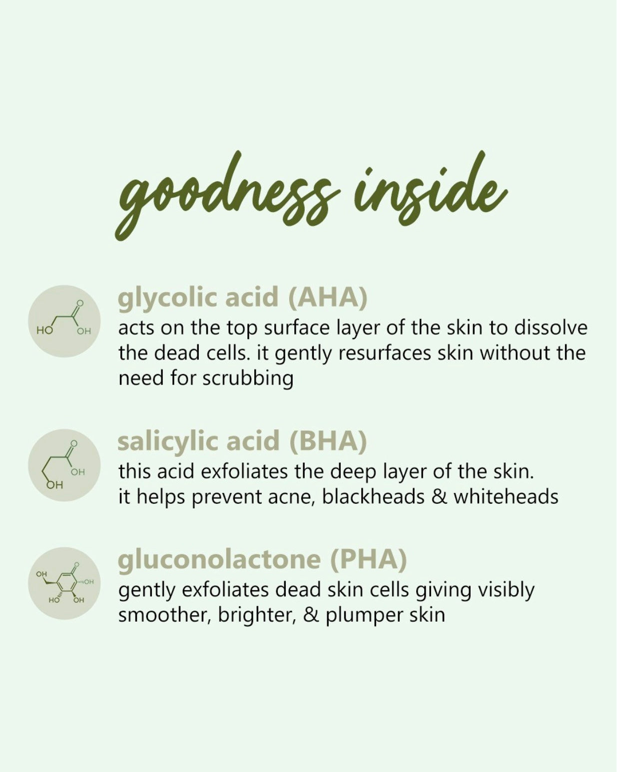 Plum Green Tea & 10% AHA + 5% PHA + 0.5% BHA Exfoliating Peel