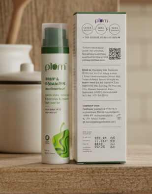 Plum Ceramides Moisturizing Cream with Hemp | Barrier Repair Face Cream | With Algae Oil & Aloe Extracts | Fights Breakouts | Soothes Inflammation | Moisturizes & Nourishes | All Skin Types | For Women & Men | 100% Vegan | 50 g