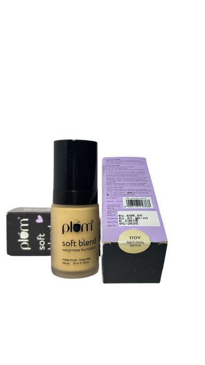Plum Soft Blend Weightless Foundation - pick your shade now