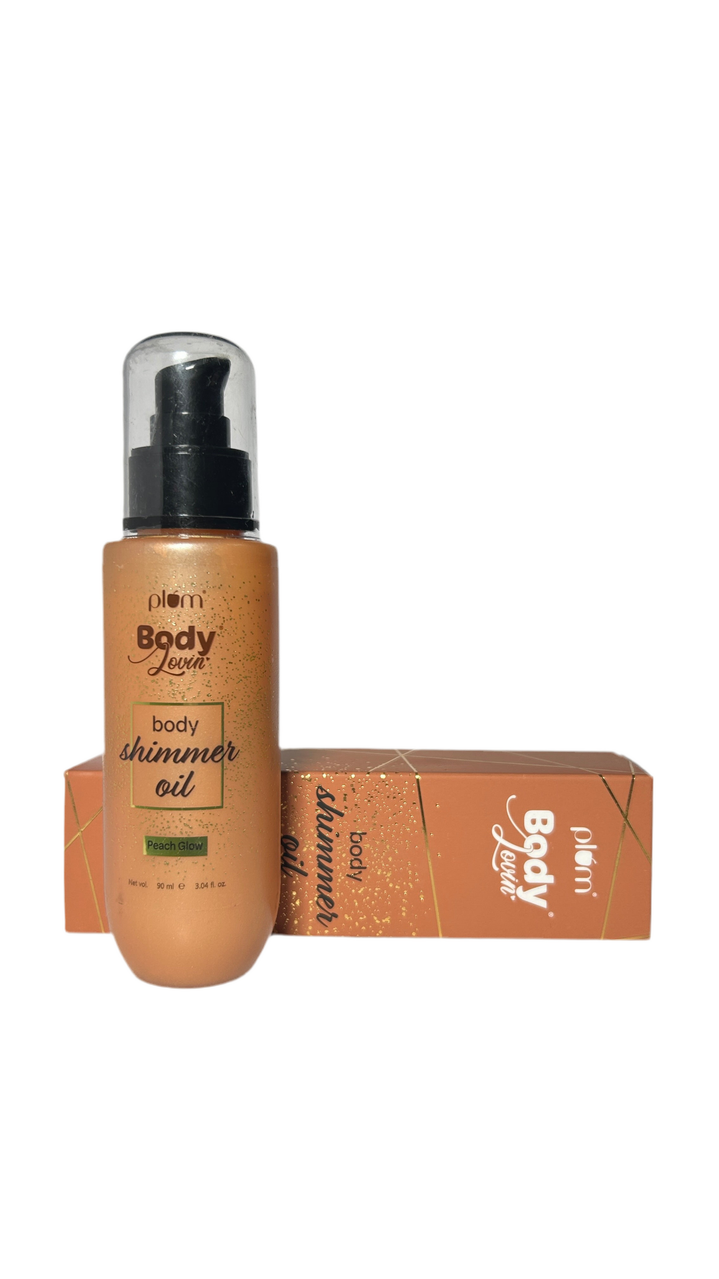 Plum BodyLovin’ Body Shimmer Oil - Copper Sheen | Intense colour payoff | Non-greasy | Long-lasting shimmer | Deep moisture |Fruity Fragrance