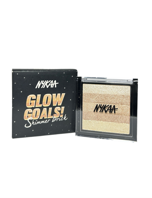 Nykaa Glow Goals! Shimmer Brick Highlighter Palette - Good Old Gold (Gold Bronze)
(7.5gm)