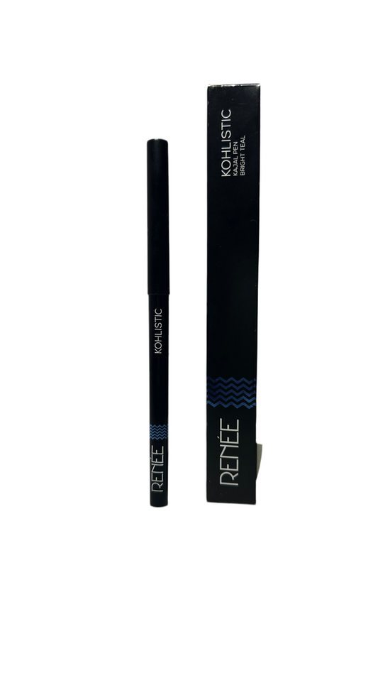 RENEE Kohlistic Kajal Pen - Hard Black - Waterproof, Smudge Proof & Long Lasting Eye Makeup - One Stroke, Smooth Glide, 0.30g