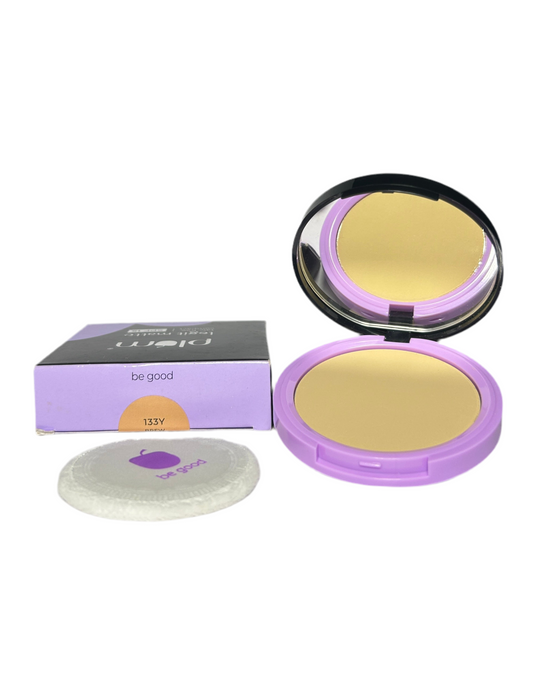 Plum Legit Matte Talc-Free Compact With SPF15 | Lightweight | Even Coverage | 100% Vegan & Cruelty Free |Brew Brilliance 133Y