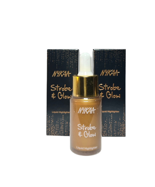 Nykaa Strobe & Glow Liquid Cream Highlighter - Glazed Bronze