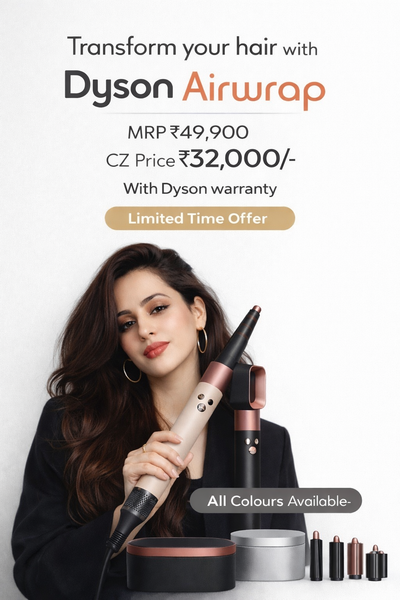 Dyson Airwrap™ multi-styler and dryer (various colours )
Our latest Airwrap™ technology, with 6-in-1 versatility. Dry, curl, wave, smooth, volumise and hide flyaways. international warranty. (India not covered)