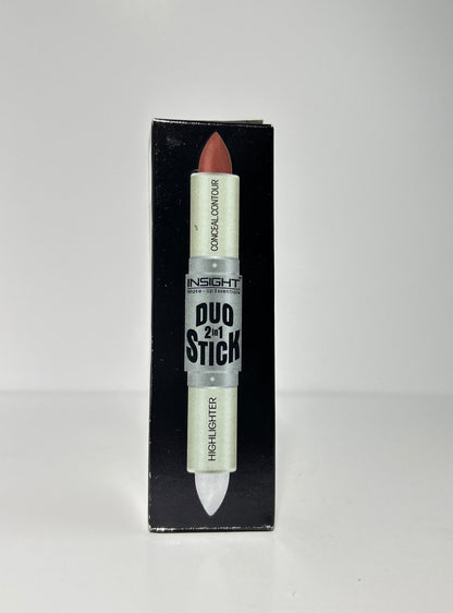 INSIGHT Duo Stick Conceal Contour + Highlighter-Coffee|Medium Coverage|Creamy Finish| Crease Resistant|Long Wear|Travel Friendly |For All Skin Types-8.5gm