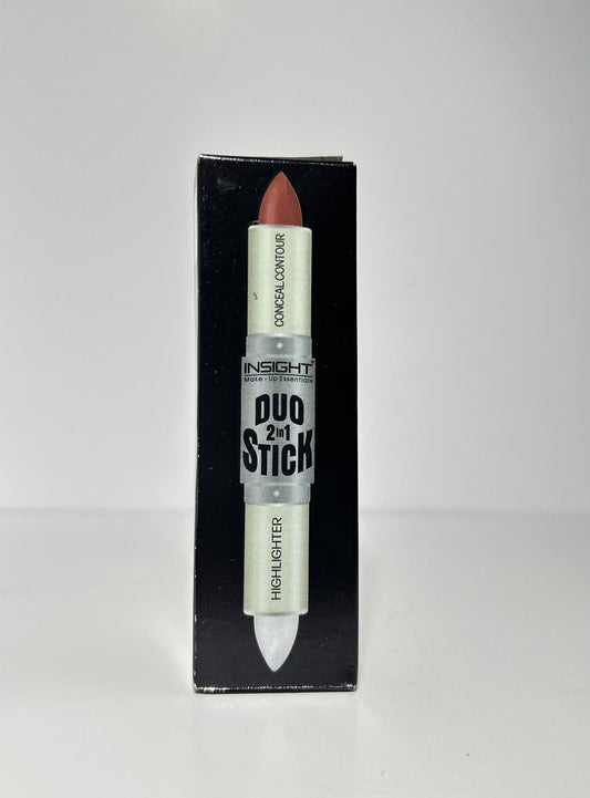 INSIGHT Duo Stick Conceal Contour + Highlighter-Coffee|Medium Coverage|Creamy Finish| Crease Resistant|Long Wear|Travel Friendly |For All Skin Types-8.5gm