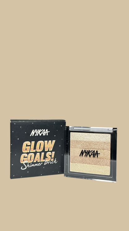 Nykaa Glow Goals! Shimmer Brick Highlighter Palette - Good Old Gold (Gold Bronze)
(7.5gm)