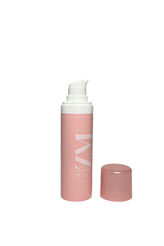 ZM Get Lit Liquid Highlighter Makeup, Fair to Medium Skin Tone, Moon Walker 01 and Star Dust 02- 30g