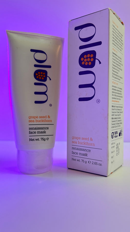 Plum Grape Seed and Sea Buckthorn Renaissance Face Mask, 75g