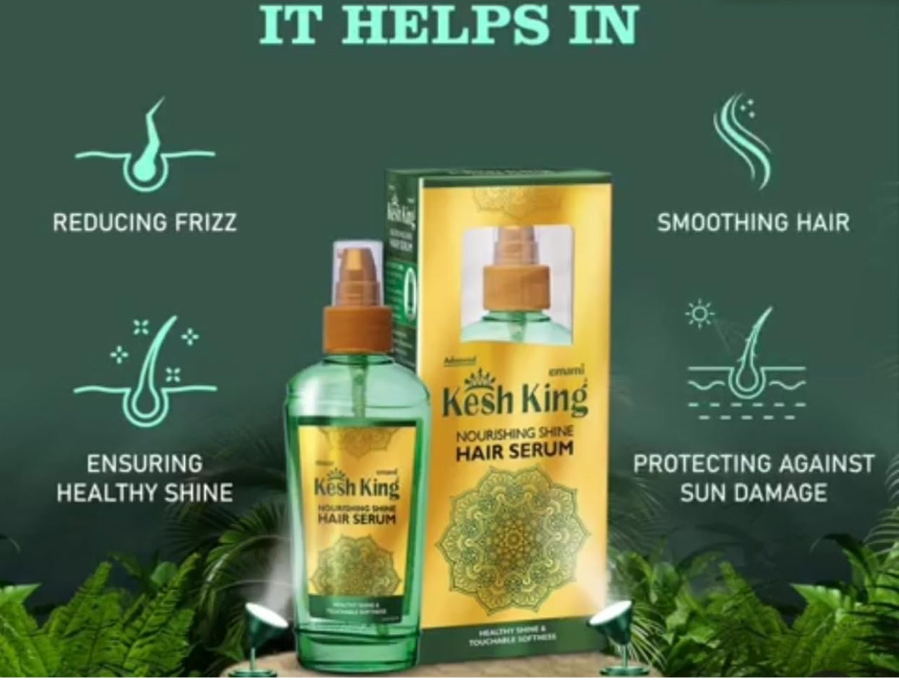 KESH KING NOURISHING SHINE HAIR SERUM 100ML