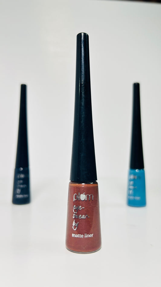 Eye-Swear-By Matte Liner | Water-Proof | Quick Drying | 08 Brown Around 3 ml (Brown Around)