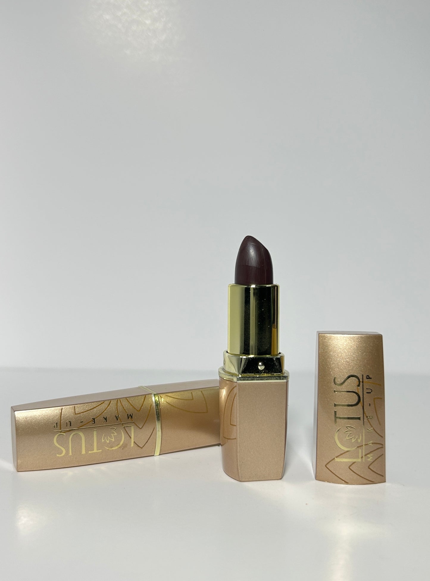 Lotus Makeup Pure Colors Matte Lip Color - 595 Endless Red and 711 Plush Purple(4.2 g)