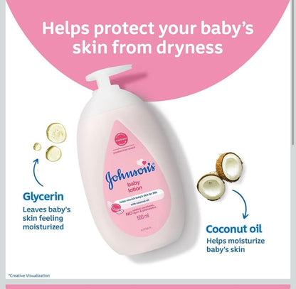 Johnson's Baby Lotion For New Born, 500ml 1K+ bought in past month