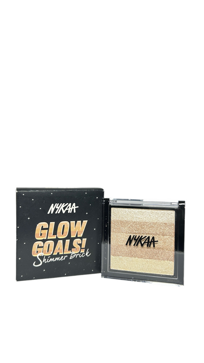 Nykaa Glow Goals! Shimmer Brick Highlighter Palette - Good Old Gold (Gold Bronze)
(7.5gm)