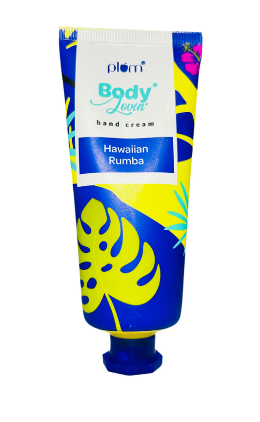Plum Bodylovin' Non-Greasy, Beachy, Silicone and Paraben-Free, Vegan, Cruelty-Free Hawaiian Rumba Hand Cream for All Skin Types, 50 gram