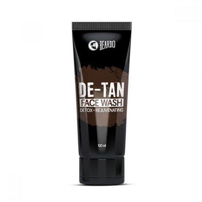 Beardo De-Tan Face Wash 100 ml | Aloe Vera & Vitamin E | Removes Tan & Dead Cells