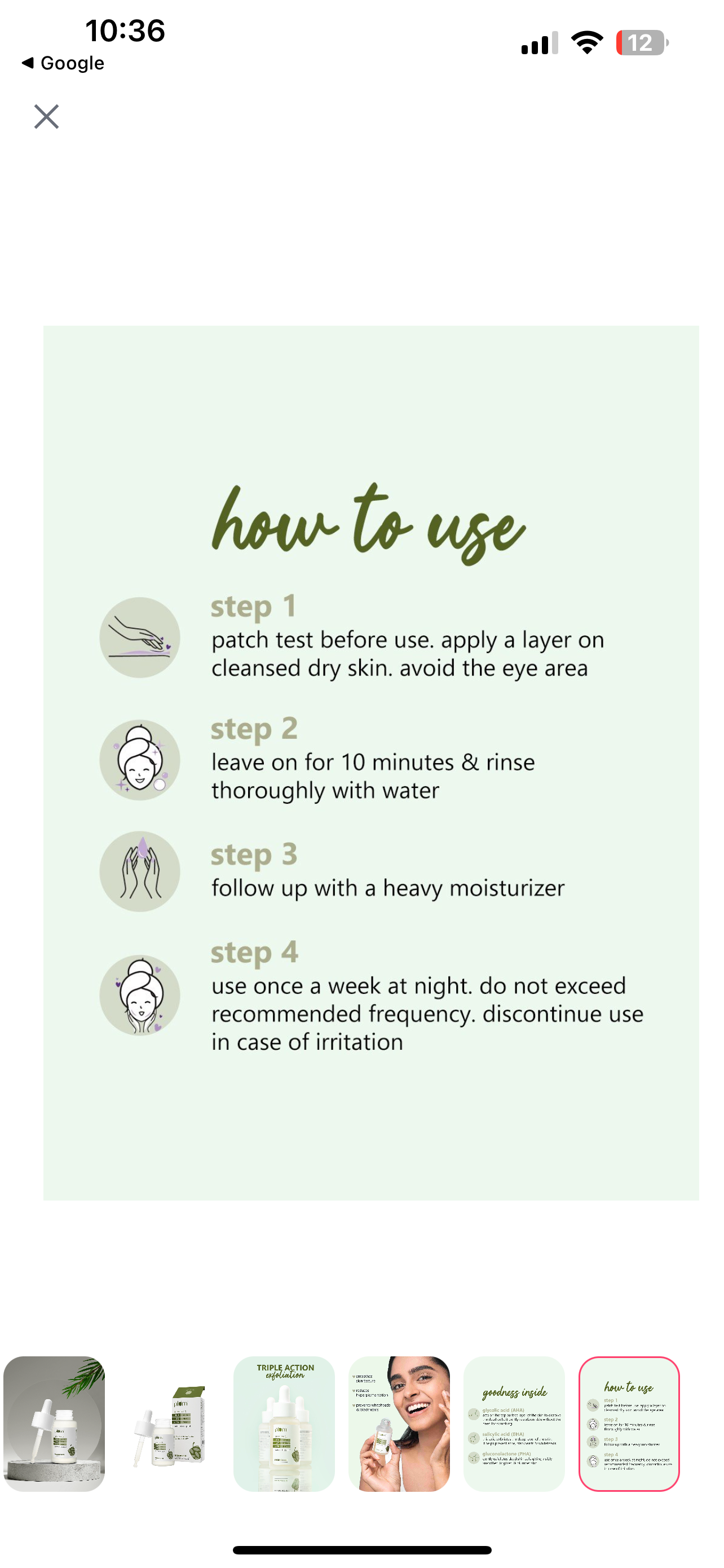 Plum Green Tea & 10% AHA + 5% PHA + 0.5% BHA Exfoliating Peel