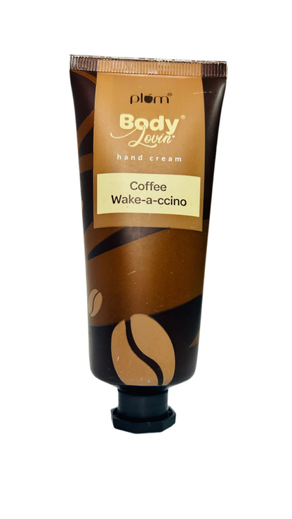 Plum BodyLovin' Coffee Wake-a-ccino Hand Cream | All Skin Types | Non-Greasy | Winter Care | 100% Vegan | Cruelty-Free
