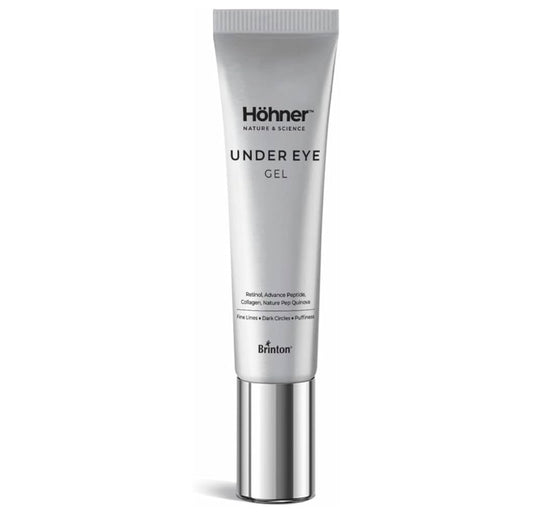 Hohner Under Eye Gel enriched with Biopeptides, Collagen and pH 5.5 For Reduce Dark Circles (15 gm)