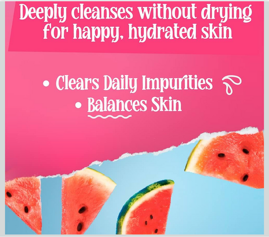 St. Ives Watermelon Hydrating Face Wash Cleanser for Combination Skin Deep Cleansing and Hydration with 100% Natural Extract & Hyaluronic Acid