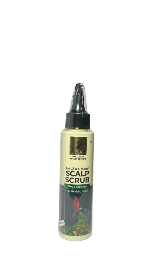 PILGRIM Amazonian Patuá & Aha Bha SCALP SCRUB for women & men | Deep cleanse for healthy scalp | Gentle Exfoliating Scrub To Prevent Product Build-up | Silicon free | 100 ml