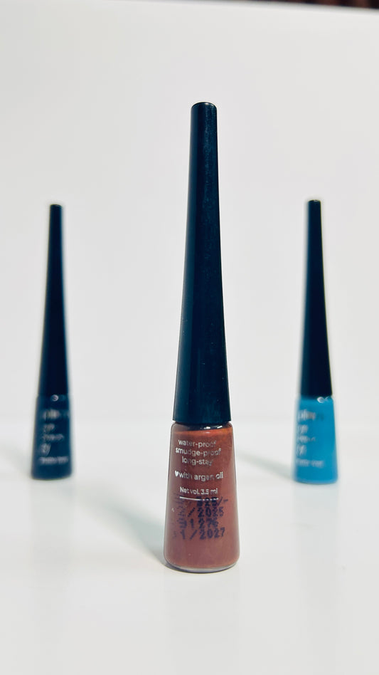 Eye-Swear-By Matte Liner | Water-Proof | Quick Drying | 08 Brown Around 3 ml (Brown Around)