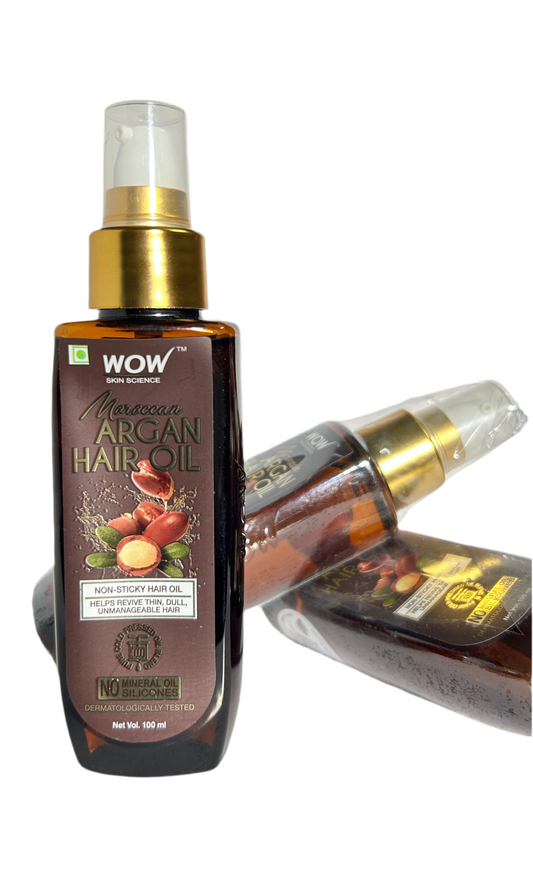 WOW Skin Science Moroccan Argan Hair Oil 100 ML