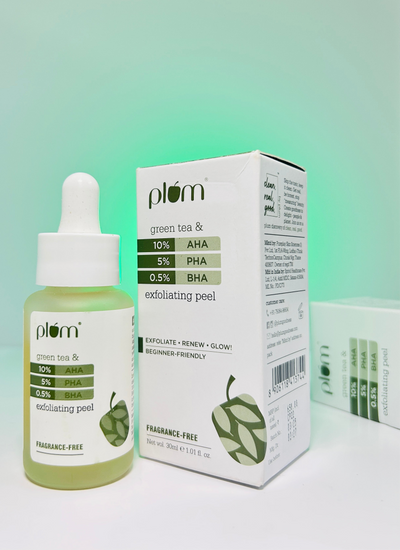 Plum Green Tea & 10% AHA + 5% PHA + 0.5% BHA Exfoliating Peel