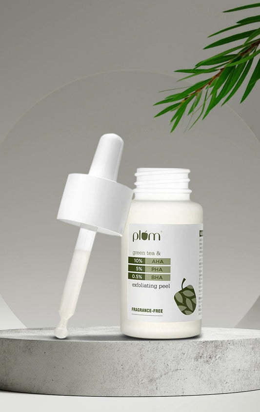 Plum Green Tea & 10% AHA + 5% PHA + 0.5% BHA Exfoliating Peel