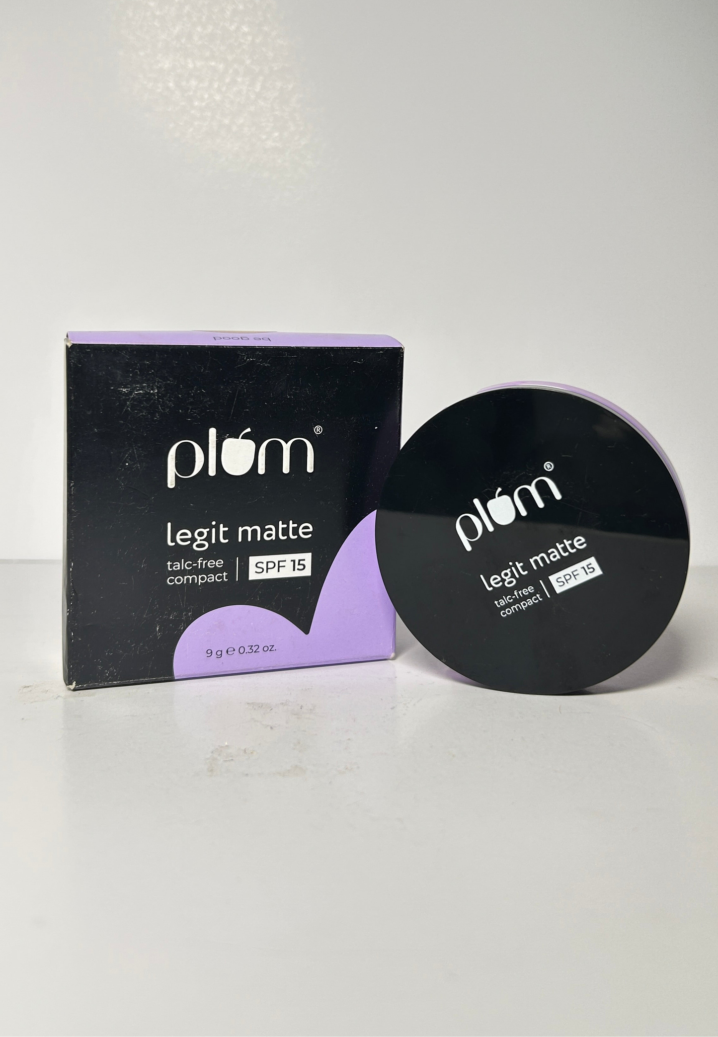 Plum Legit Matte Talc-Free Compact With SPF15 | Lightweight | Even Coverage | 100% Vegan & Cruelty Free |Brew Brilliance 133Y
