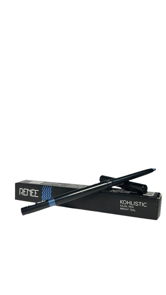 RENEE Kohlistic Kajal Pen - Hard Black - Waterproof, Smudge Proof & Long Lasting Eye Makeup - One Stroke, Smooth Glide, 0.30g