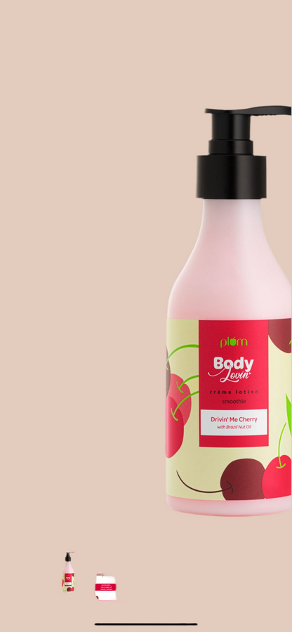 Plum BodyLovin Drivin Me Cherry Smoothie
Creme Body Lotion - 240 ml