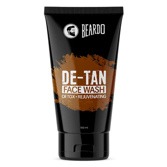Beardo De-Tan Face Wash 100 ml | Aloe Vera & Vitamin E | Removes Tan & Dead Cells